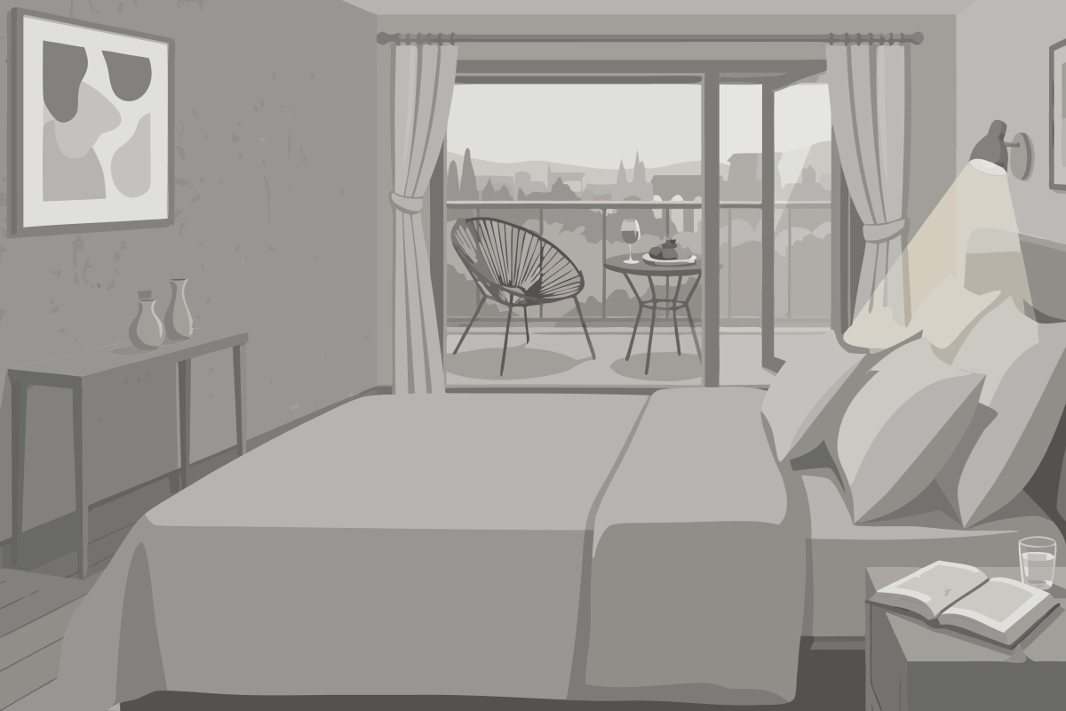 Premium Queen Room with Two Queen Beds with Pool View